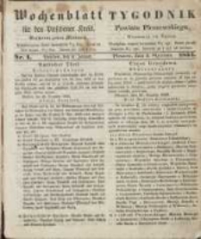 Wochenblatt f&uuml;r den Pleschener Kreis : Tygodnik Powiatu Pleszewskiego 1854.01.04 Nr1