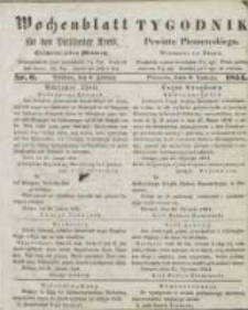 Wochenblatt für den Pleschener Kreis : Tygodnik Powiatu Pleszewskiego 1854.02.08 Nr6