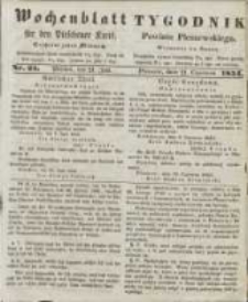Wochenblatt f&uuml;r den Pleschener Kreis : Tygodnik Powiatu Pleszewskiego 1854.06.21 Nr25