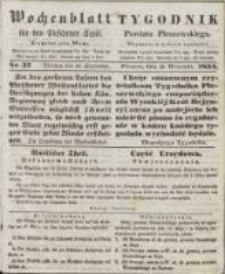 Wochenblatt für den Pleschener Kreis : Tygodnik Powiatu Pleszewskiego 1854.09.16 Nr37