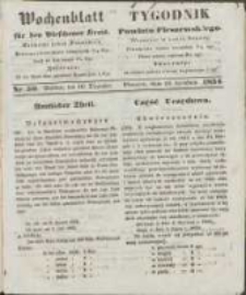 Wochenblatt für den Pleschener Kreis : Tygodnik Powiatu Pleszewskiego 1854.12.16 Nr50