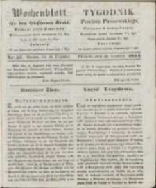 Wochenblatt f&uuml;r den Pleschener Kreis : Tygodnik Powiatu Pleszewskiego 1854.12.30 Nr52