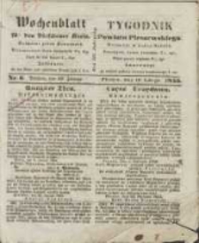Wochenblatt für den Pleschener Kreis : Tygodnik Powiatu Pleszewskiego 1855.02.10 Nr6