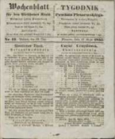 Wochenblatt für den Pleschener Kreis : Tygodnik Powiatu Pleszewskiego 1855.05.12 Nr19