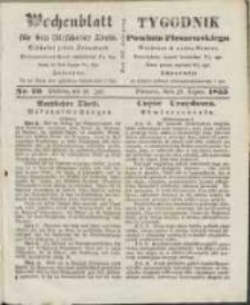Wochenblatt f&uuml;r den Pleschener Kreis : Tygodnik Powiatu Pleszewskiego 1855.07.21 Nr29