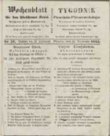 Wochenblatt f&uuml;r den Pleschener Kreis : Tygodnik Powiatu Pleszewskiego 1855.09.15 Nr37