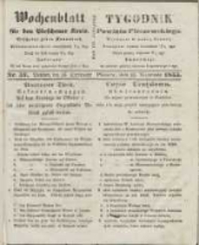 Wochenblatt für den Pleschener Kreis : Tygodnik Powiatu Pleszewskiego 1855.09.15 Nr37