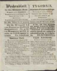 Wochenblatt f&uuml;r den Pleschener Kreis : Tygodnik Powiatu Pleszewskiego 1855.09.29 Nr39