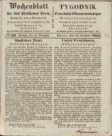 Wochenblatt für den Pleschener Kreis : Tygodnik Powiatu Pleszewskiego 1855.12.15 Nr50