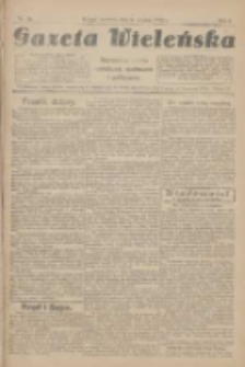 Gazeta Wieleńska: niezależne pismo narodowe, społeczne i polityczne 1925.12.06 R.1 Nr29