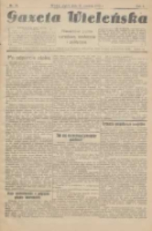 Gazeta Wieleńska: niezależne pismo narodowe, społeczne i polityczne 1925.12.11 R.1 Nr31