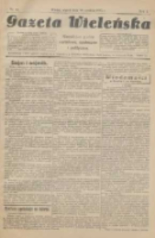 Gazeta Wieleńska: niezależne pismo narodowe, społeczne i polityczne 1925.12.18 R.1 Nr34