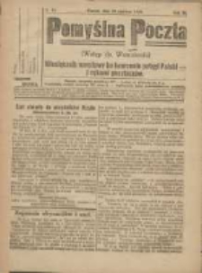 Pomyślna Poczta: (wstęp do wzmożenia): miesięcznik narodowy ku tworzeniu potęgi Polski i rękami pocztarzów 1920.05.30 R.3 L.11
