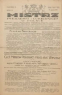 Mistrz Piekarski i Cukierniczy w Polsce: urzędowy organ Centralnego Zrzeszenia związków wojewódzkich i Cechów Piekarskich Rzeczypospolitej Polskiej oraz wojewódzkich Związków Cechów Piekarskich Wielkopolski, Pomorza i Śląska; Tygodnik poświęcony obronie interesów piekarstwa, cukiernictwa i wszelkich branż pokrewnych 1931.01.17 R.6 Nr3