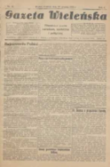 Gazeta Wieleńska: niezależne pismo narodowe, społeczne i polityczne 1925.12.20 R.1 Nr35