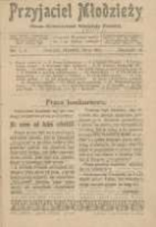 Przyjaciel Młodzieży: pismo poświęcone katolickiej młodzieży polskiej zatrudnionej w przemyśle, kupiectwie i rolnictwie 1921 styczeń/luty R.12 Nr1/2