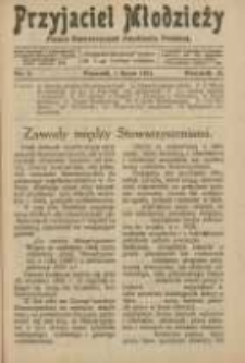 Przyjaciel Młodzieży: pismo poświęcone katolickiej młodzieży polskiej zatrudnionej w przemyśle, kupiectwie i rolnictwie 1921.07.01 R.12 Nr7