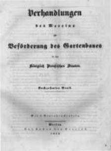 Verhandlungen des Vereines zur Bef&ouml;rderung des Gartenbaues in den K&ouml;niglich Preussischen Staaten. 1842 Band 16 Lieferung 33