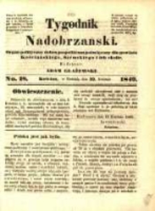 Tygodnik Nadobrzański: organ polityczny dobru pospolitemu poświęcony dla powiatu kościańskiego, śremskiego i ich okolic.1849.04.22.No.18