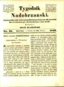 Tygodnik Nadobrzański: organ polityczny dobru pospolitemu poświęcony dla powiatu kościańskiego, śremskiego i ich okolic.1849.06.24.No.35