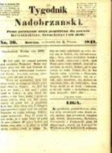 Tygodnik Nadobrzański: organ polityczny dobru pospolitemu poświęcony dla powiatu kościańskiego, śremskiego i ich okolic.1849.09.06.No.20