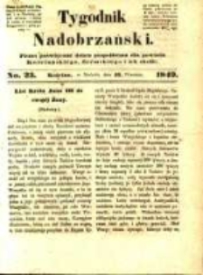 Tygodnik Nadobrzański: organ polityczny dobru pospolitemu poświęcony dla powiatu kościańskiego, śremskiego i ich okolic.1849.09.16.No.23