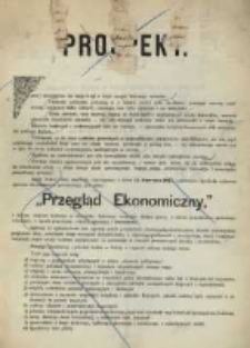 Przegląd Ekonomiczny: tygodnik poświęcony sprawom gospodarczym, handlowym i przemysłowym.1875.10.20.Nr.18