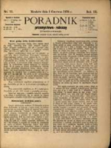 Poradnik Przemysłowo-Rolniczy Ilustrowany.1876.06.01.Nr.11