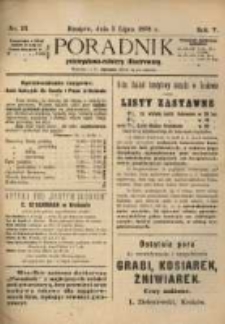 Poradnik Przemysłowo-Rolniczy Ilustrowany.1878.07.01.Nr.13