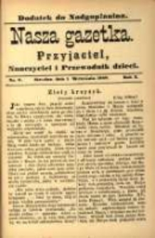 Nasza Gazetka: przyjaciel, nauczyciel i przewodnik dzieci: dodatek do "Nadgoplanina".1888.09.01.No.8