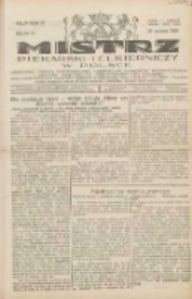 Mistrz Piekarski i Cukierniczy w Polsce: urzędowy organ Centralnego Zrzeszenia związków wojewódzkich i Cechów Piekarskich Rzeczypospolitej Polskiej oraz wojewódzkich Związków Cechów Piekarskich Wielkopolski, Pomorza i Śląska; Tygodnik poświęcony obronie interesów piekarstwa, cukiernictwa i wszelkich branż pokrewnych 1929.01.27 R.4 Nr5