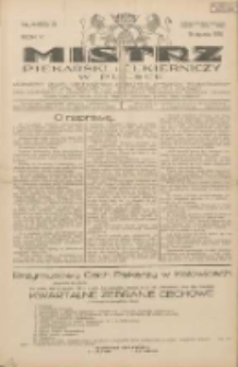 Mistrz Piekarski i Cukierniczy w Polsce: urzędowy organ Centralnego Zrzeszenia związk&oacute;w wojew&oacute;dzkich i Cech&oacute;w Piekarskich Rzeczypospolitej Polskiej oraz wojew&oacute;dzkich Związk&oacute;w Cech&oacute;w Piekarskich Wielkopolski, Pomorza i Śląska; Tygodnik poświęcony obronie interes&oacute;w piekarstwa, cukiernictwa i wszelkich branż pokrewnych 1930.01.18 R.5 Nr3