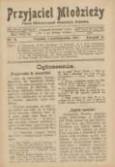 Przyjaciel Młodzieży: pismo poświęcone katolickiej młodzieży polskiej zatrudnionej w przemyśle, kupiectwie i rolnictwie 1921.10.01 R.12 Nr10