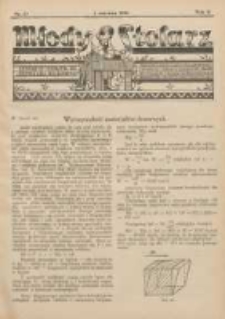 Młody Stolarz: bezpłatny dodatek do "Przeglądu Stolarskiego" 1931.06.01 R.2 Nr11