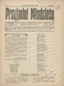 Przyjaciel Młodzieży: pismo poświęcone katolickiej młodzieży polskiej zatrudnionej w przemyśle, kupiectwie i rolnictwie 1915.07.15 R.6 Nr7