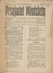 Przyjaciel Młodzieży: pismo poświęcone katolickiej młodzieży polskiej zatrudnionej w przemyśle, kupiectwie i rolnictwie 1915.12.15 R.6 Nr12