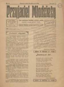 Przyjaciel Młodzieży: pismo poświęcone katolickiej młodzieży polskiej zatrudnionej w przemyśle, kupiectwie i rolnictwie 1916.11.15 R.7 Nr11