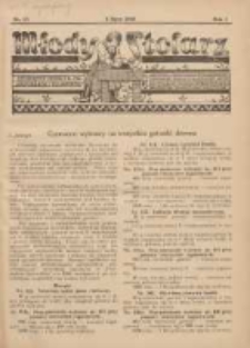 Młody Stolarz: bezpłatny dodatek do "Przeglądu Stolarskiego" 1930.07.01 R.1 Nr13