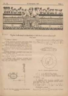Młody Stolarz: bezpłatny dodatek do "Przeglądu Stolarskiego" 1930.11.16 R.1 Nr22