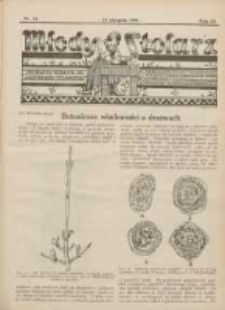 Młody Stolarz: bezpłatny dodatek do "Przeglądu Stolarskiego" 1932.08.16 R.3 Nr16