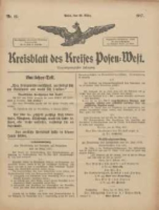 Kreisblatt des Kreises Posen-West 1917.03.29 Jg.29 Nr16