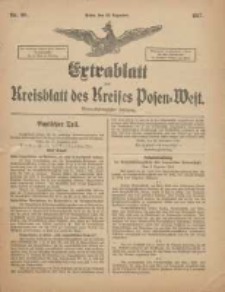 Extrablatt zum Kreisblatt des Kreises Posen-West 1917.12.22 Jg.29 Nr90
