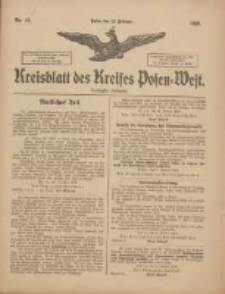 Kreisblatt des Kreises Posen-West 1918.02.13 Jg.30 Nr12