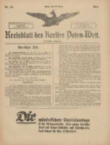 Kreisblatt des Kreises Posen-West 1918.04.10 Jg.30 Nr26