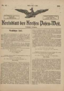 Kreisblatt des Kreises Posen-West 1918.06.05 Jg.30 Nr42