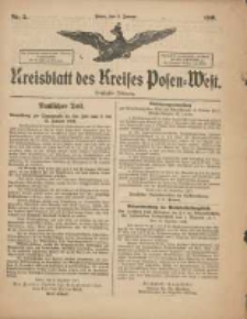 Kreisblatt des Kreises Posen-West 1918.01.09 Jg.30 Nr2
