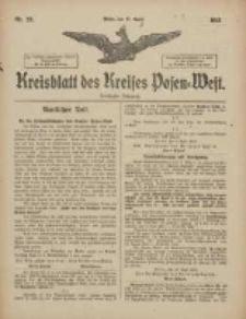 Kreisblatt des Kreises Posen-West 1918.04.17 Jg.30 Nr28