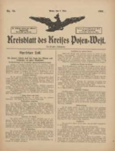 Kreisblatt des Kreises Posen-West 1918.05.01 Jg.30 Nr32