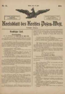 Kreisblatt des Kreises Posen-West 1918.07.10 Jg.30 Nr52