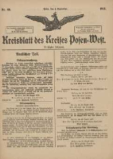 Kreisblatt des Kreises Posen-West 1918.09.04 Jg.30 Nr68